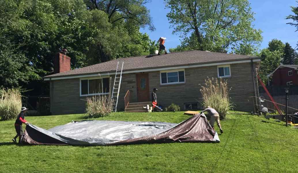 Roofing Installation Clean UP in Ross