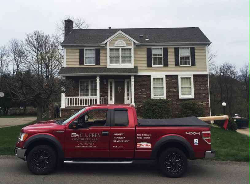 glenshaw roofing project